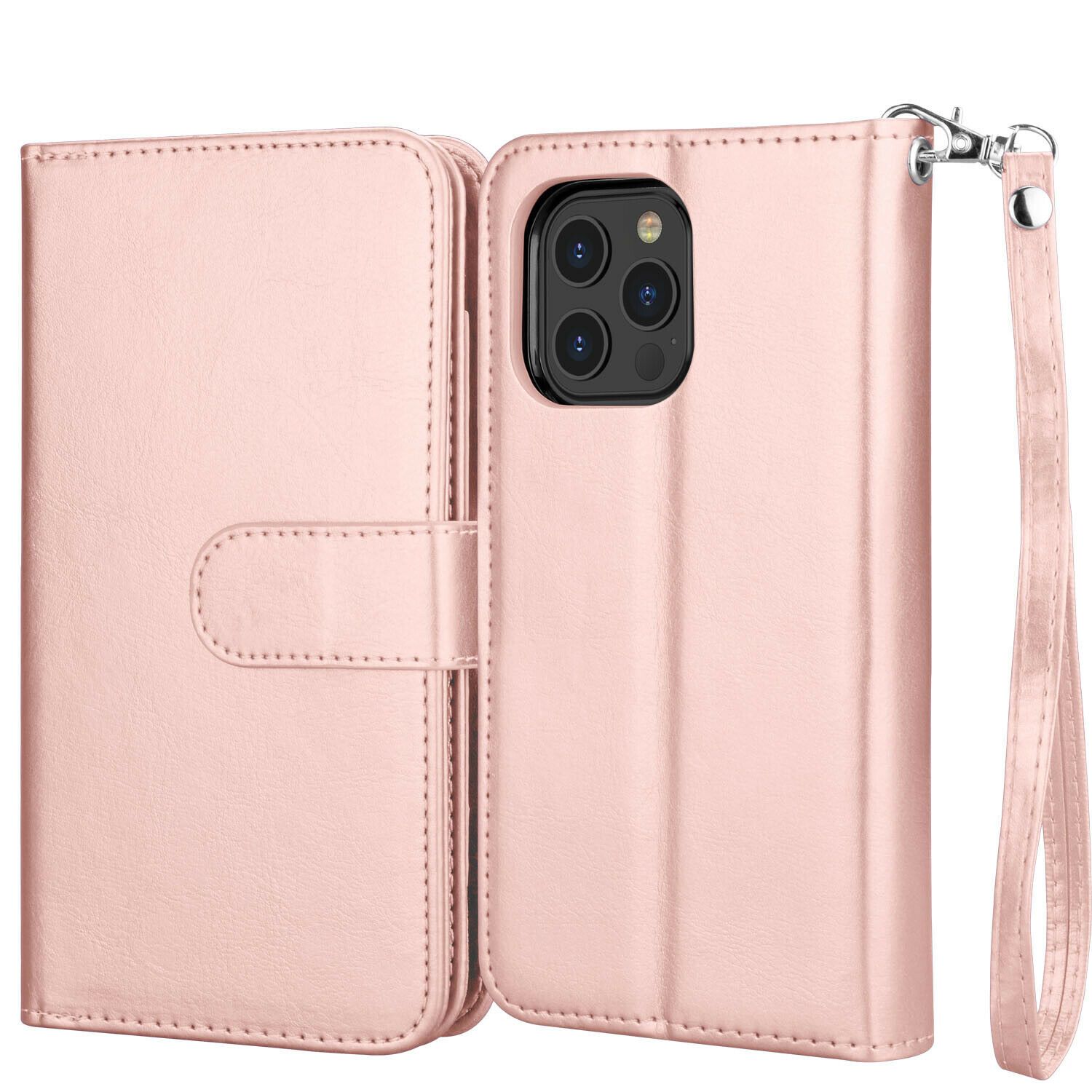 Wallet Case Flip Leather Card Stand Cover For iPhone - carolay.co