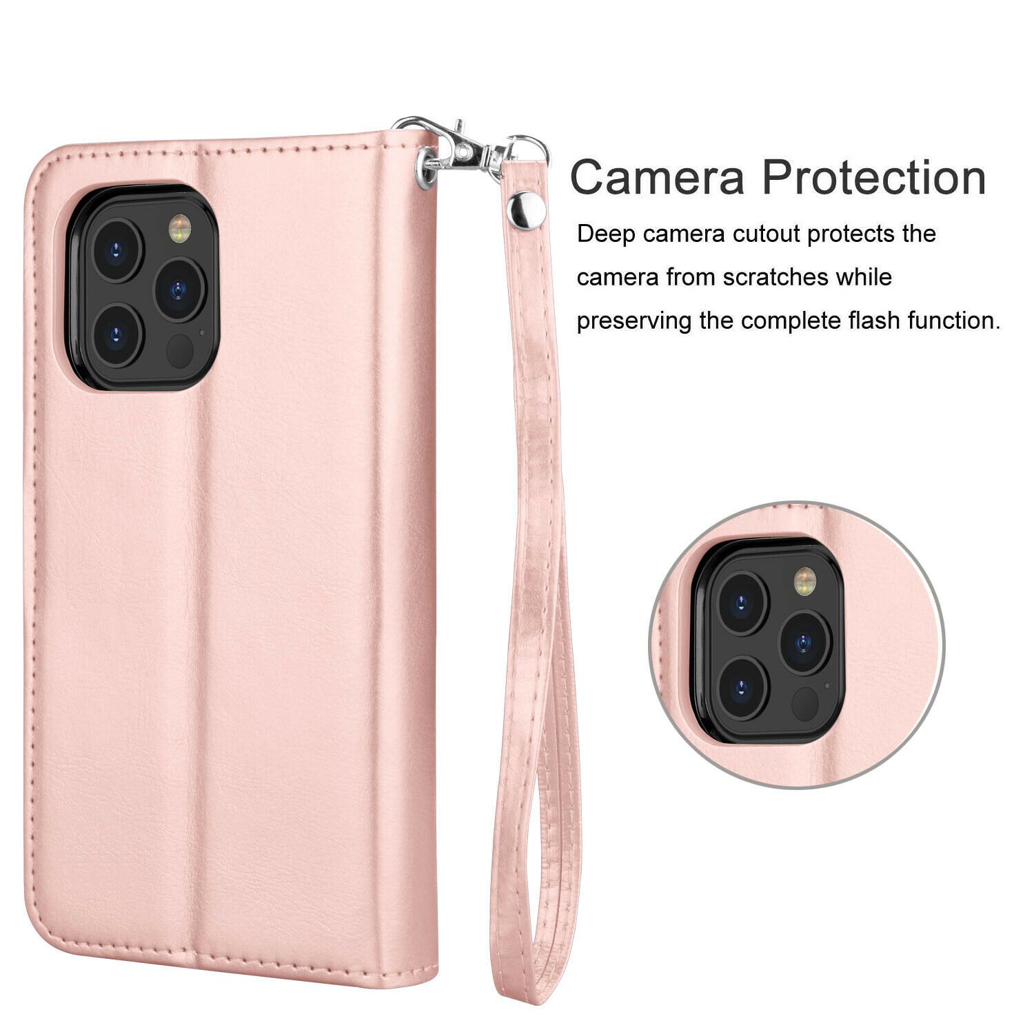 Wallet Case Flip Leather Card Stand Cover For iPhone - carolay.co