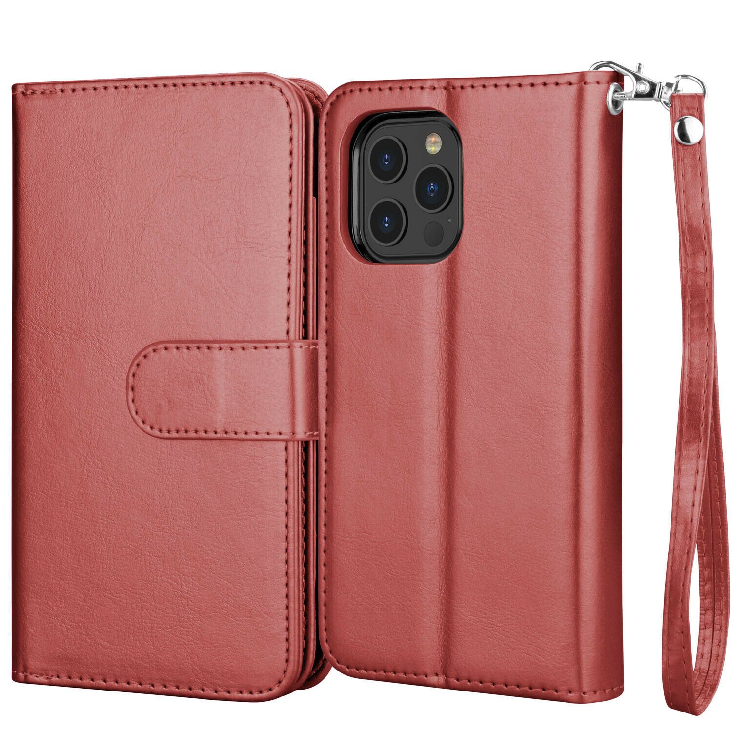 Wallet Case Flip Leather Card Stand Cover For iPhone - carolay.co