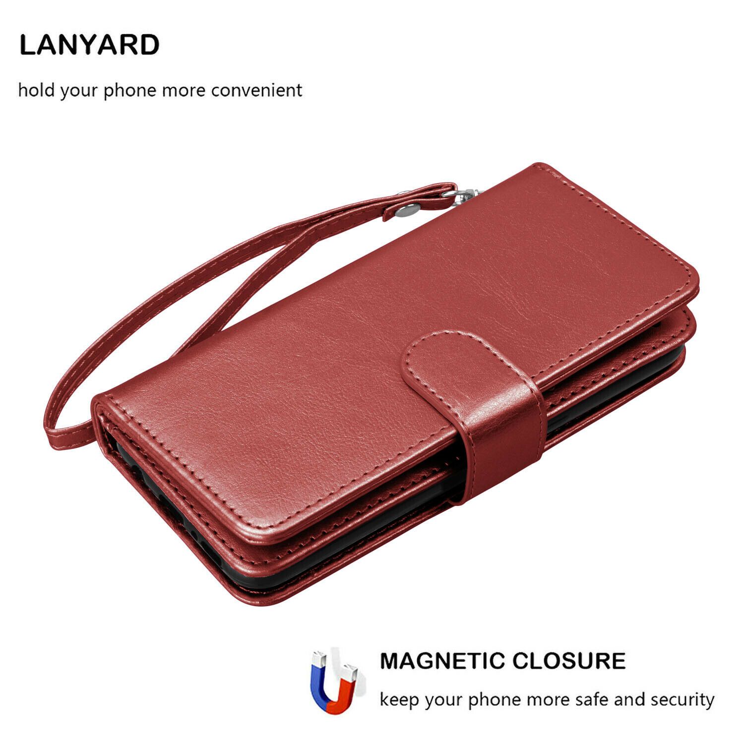 Wallet Case Flip Leather Card Stand Cover For iPhone - carolay.co