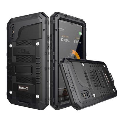 Waterproof Shockproof Case Aluminum Metal Hard For iPhone - carolay.co
