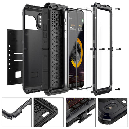 Waterproof Shockproof Case Aluminum Metal Hard For iPhone - carolay.co