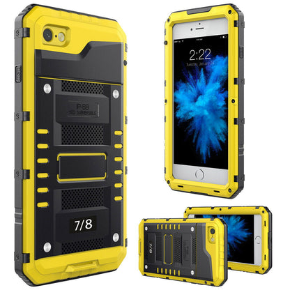 Waterproof Shockproof Case Aluminum Metal Hard For iPhone - carolay.co