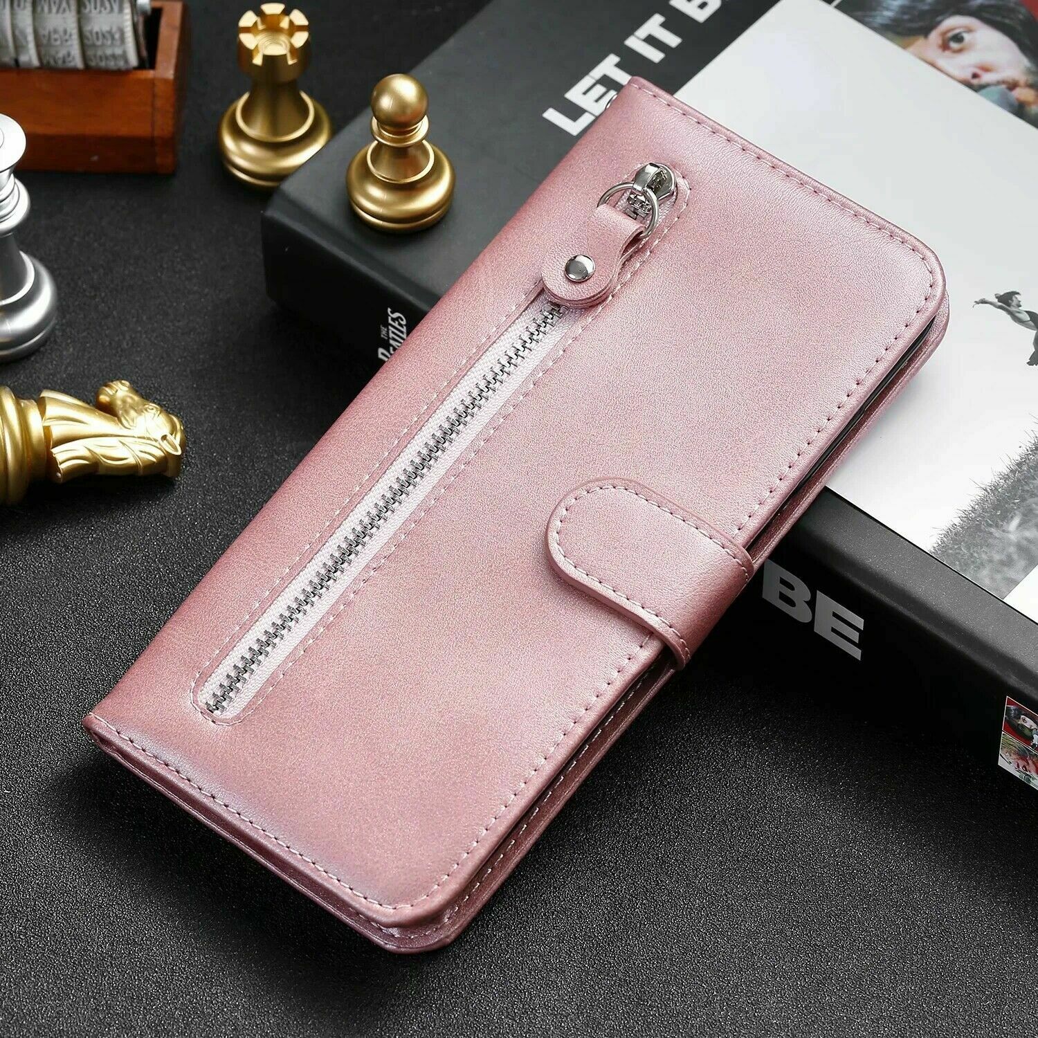 Zipper Wallet Leather Flip Case for Samsung S20 - carolay.co