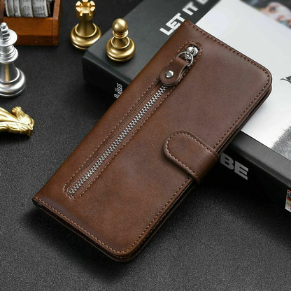 Zipper Wallet Leather Flip Case for Samsung S20 - carolay.co