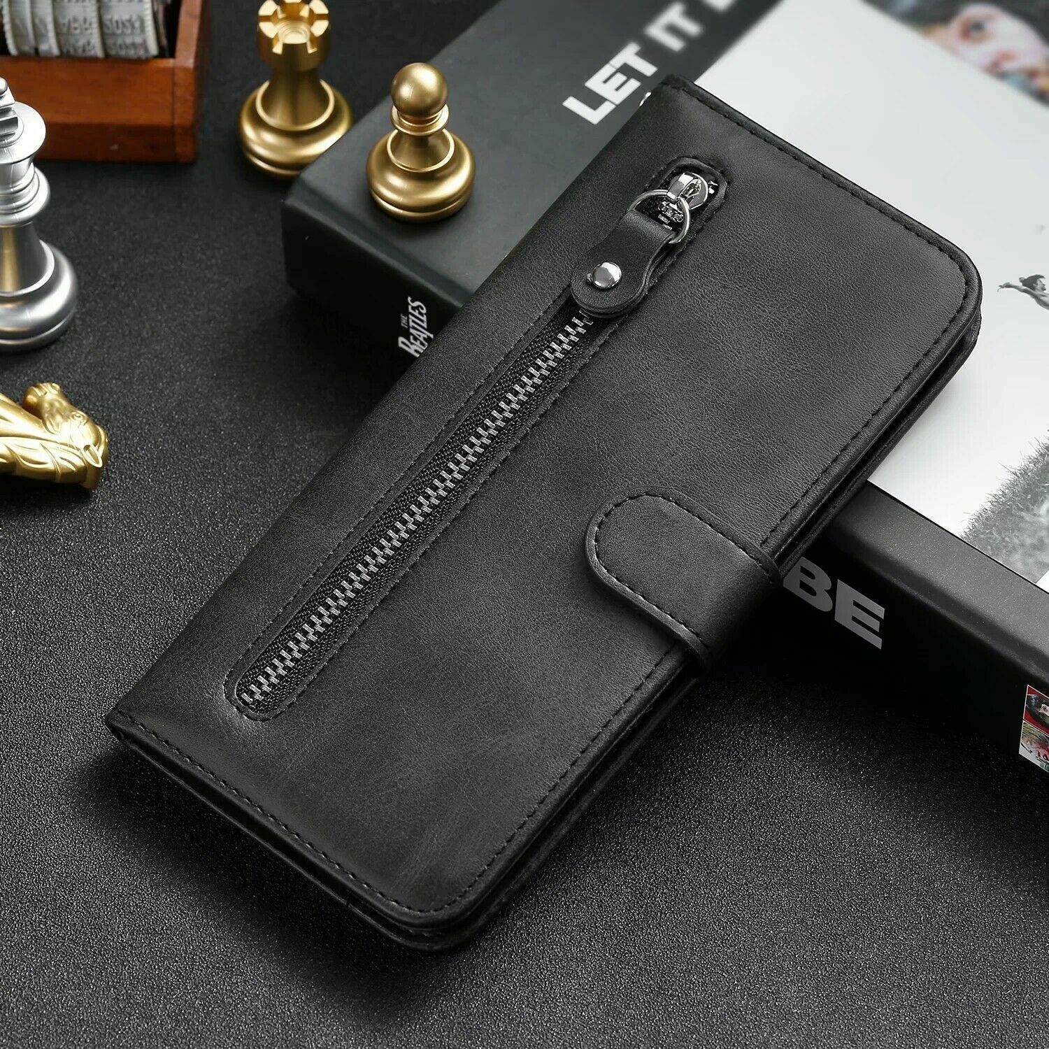 Zipper Wallet Leather Flip Case for Samsung S20 - carolay.co