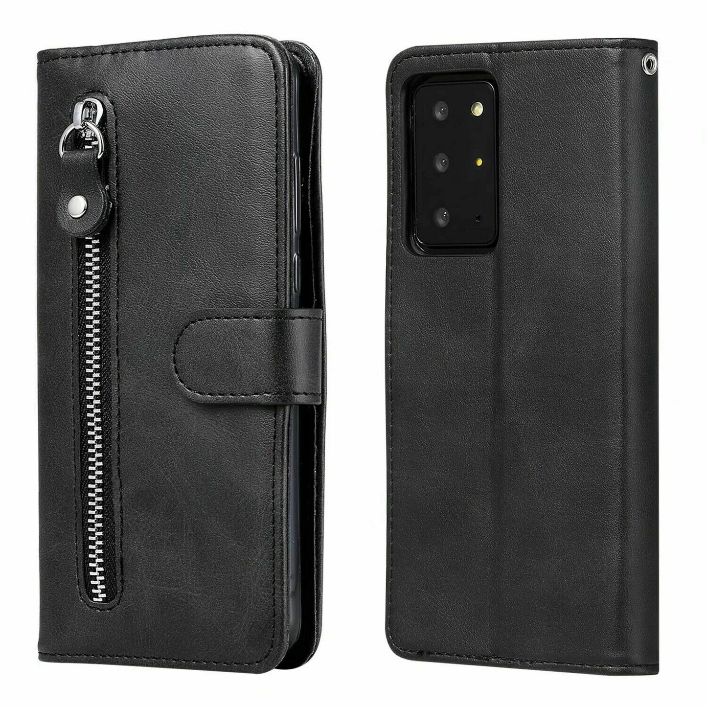 Zipper Wallet Leather Flip Case for Samsung S20 - carolay.co