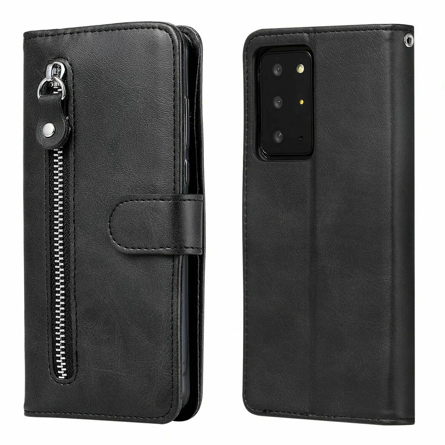 Zipper Wallet Leather Flip Case for Samsung S20 - carolay.co