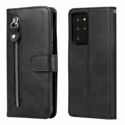 Zipper Wallet Leather Flip Case for Samsung S20 - carolay.co