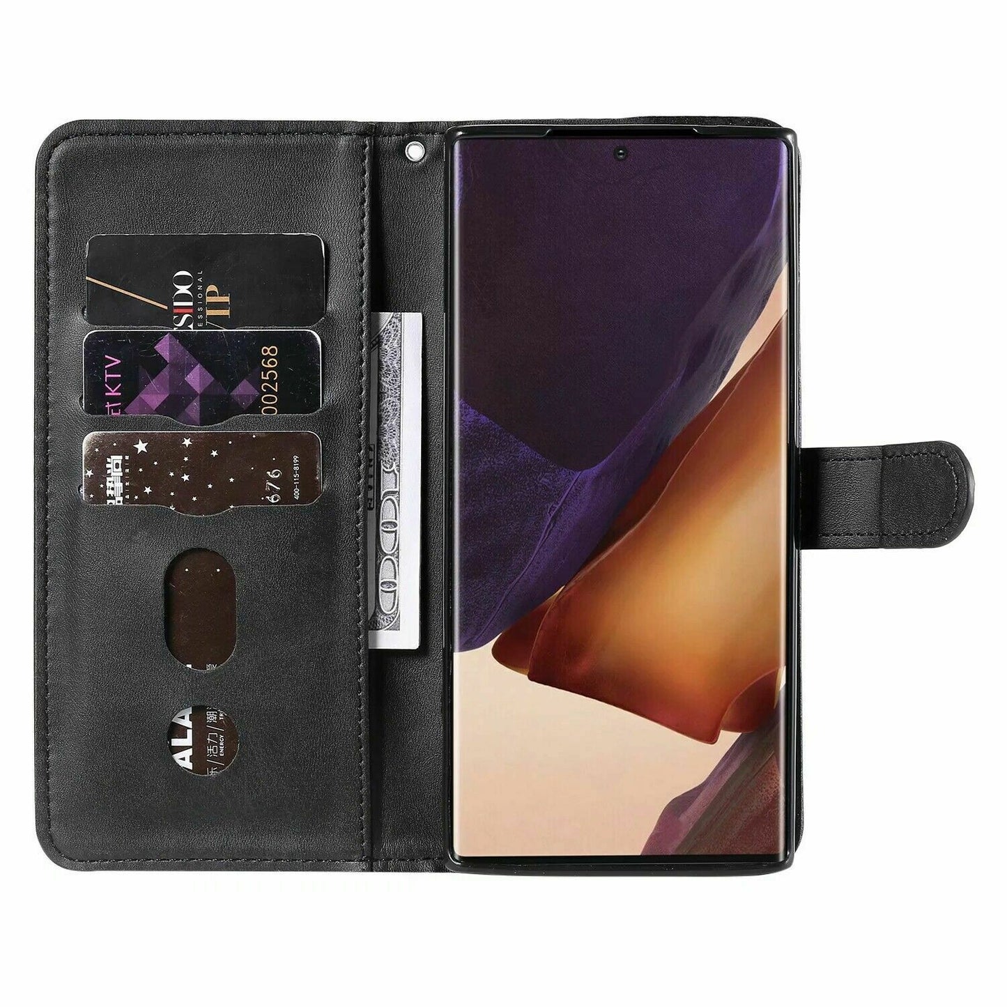 Zipper Wallet Leather Flip Case for Samsung S20 - carolay.co