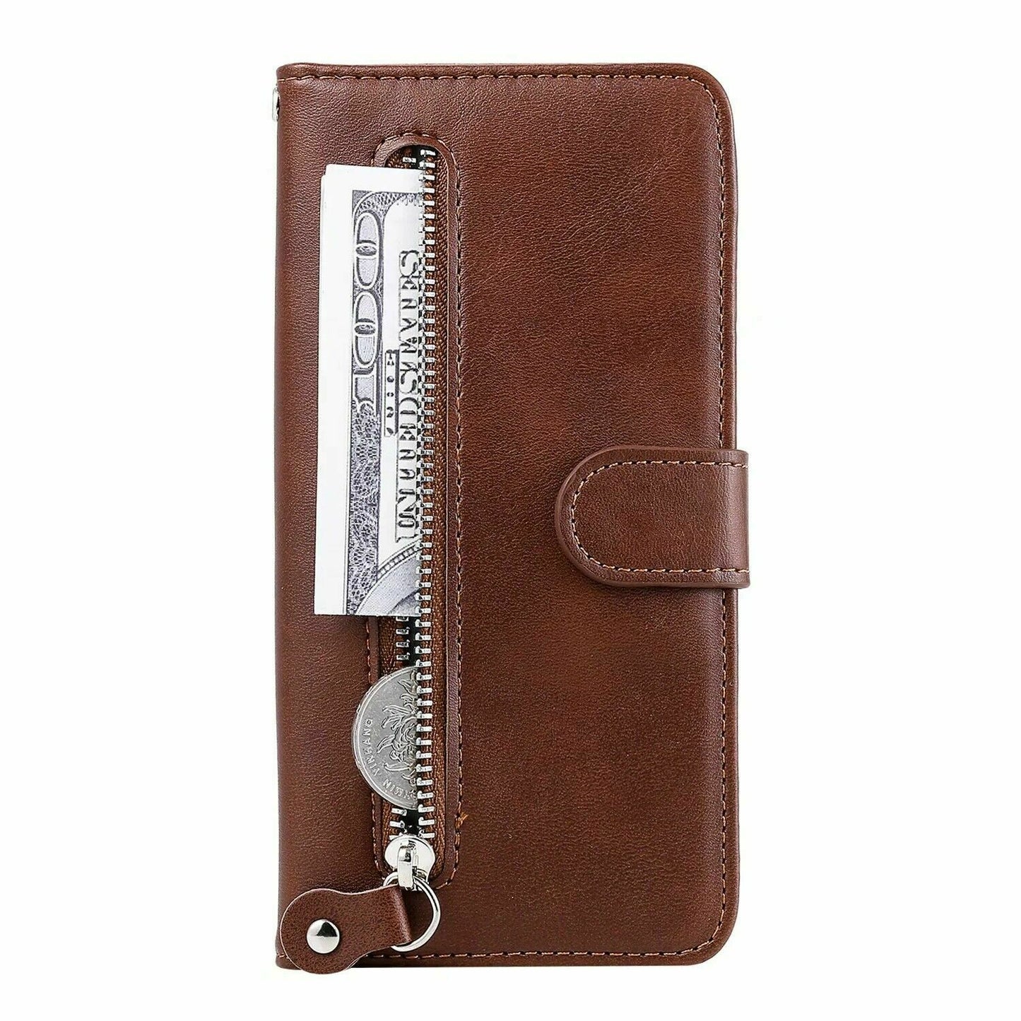 Zipper Wallet Leather Flip Case for Samsung S20 - carolay.co