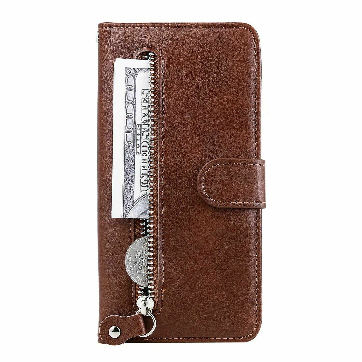 Zipper Wallet Leather Flip Case for Samsung S20 - carolay.co