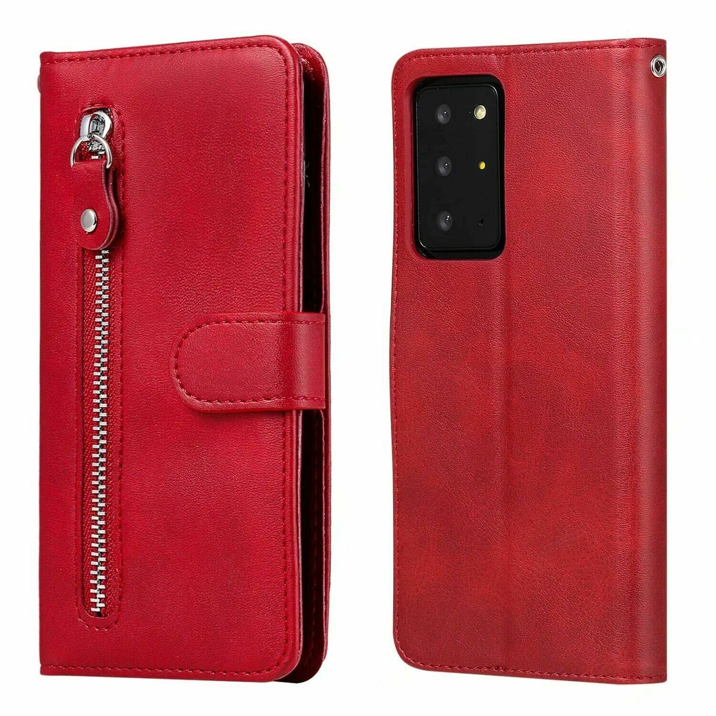 Zipper Wallet Leather Flip Case for Samsung S20 - carolay.co
