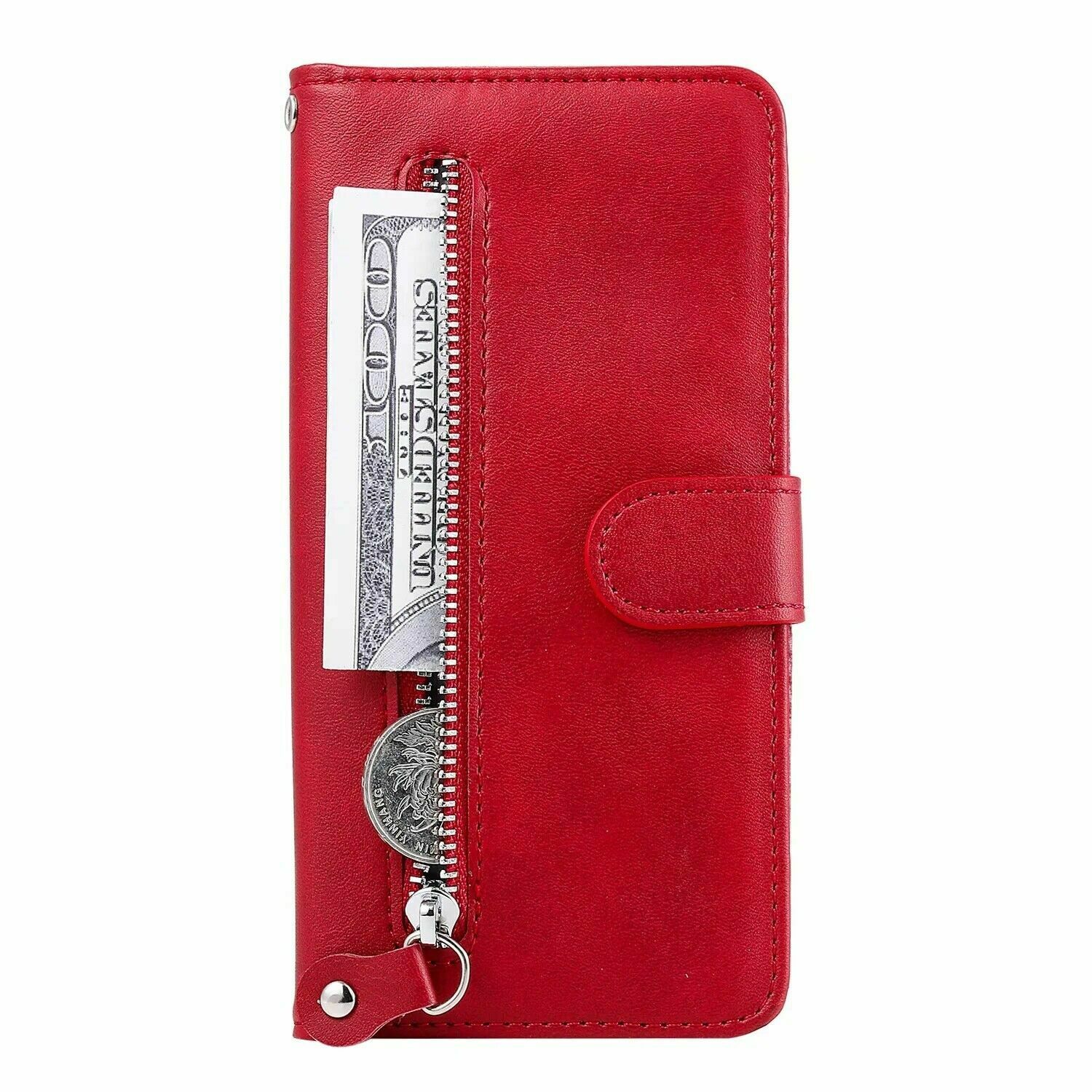 Zipper Wallet Leather Flip Case for Samsung S20 - carolay.co