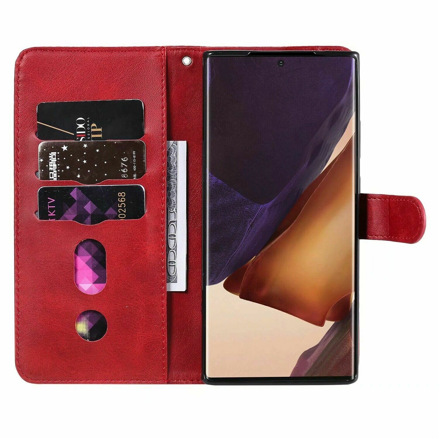 Zipper Wallet Leather Flip Case for Samsung S20 - carolay.co