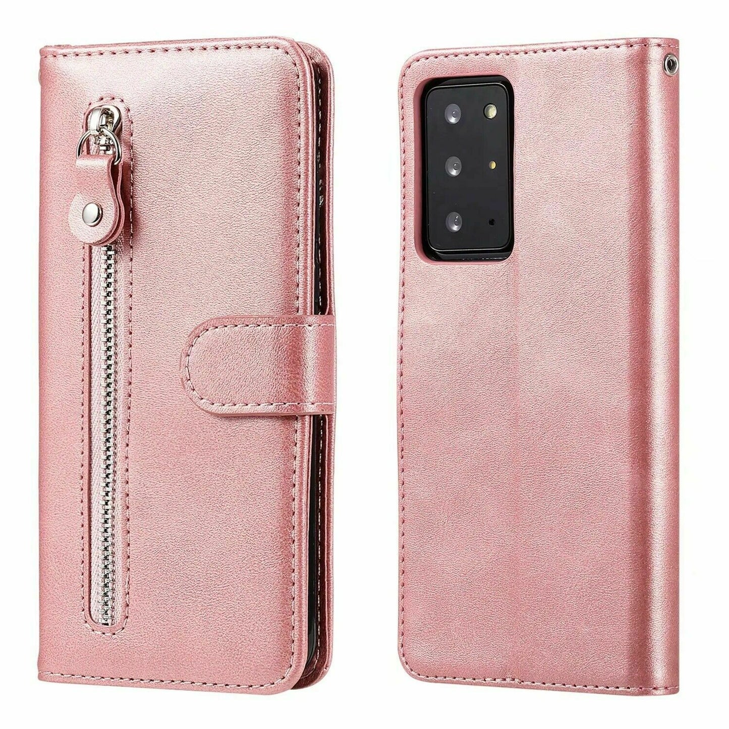 Zipper Wallet Leather Flip Case for Samsung S20 - carolay.co