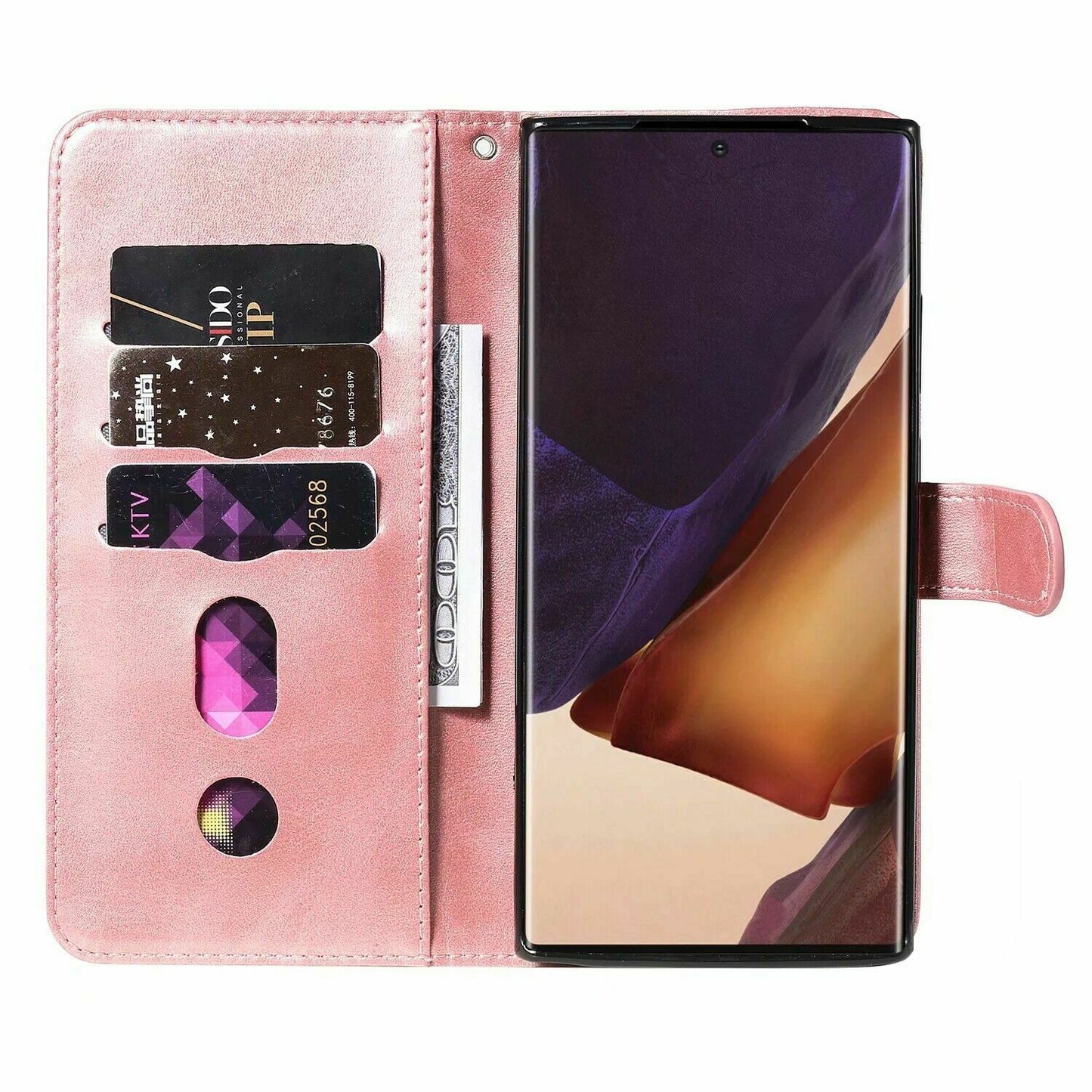 Zipper Wallet Leather Flip Case for Samsung S20 - carolay.co