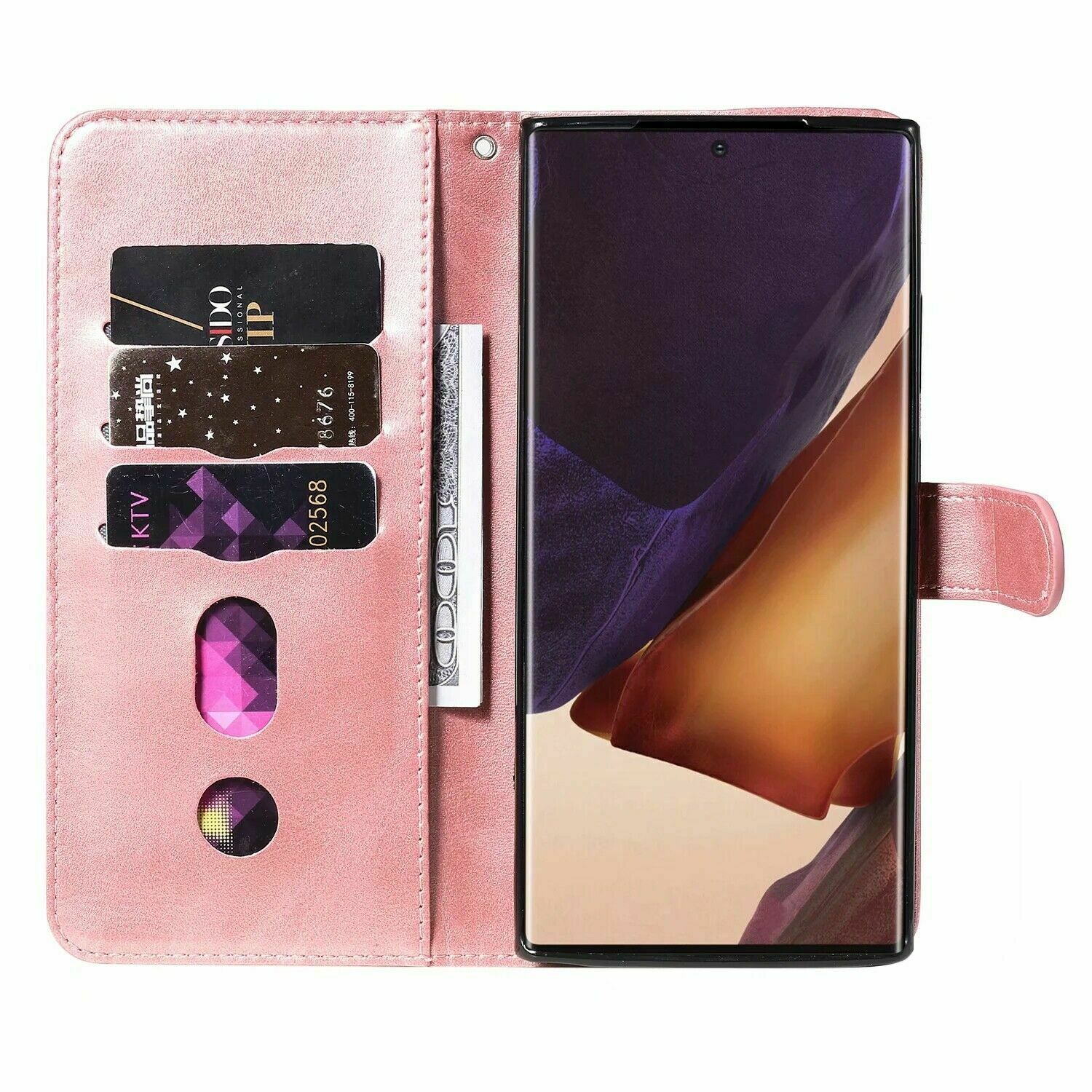 Zipper Wallet Leather Flip Case for Samsung S20 - carolay.co