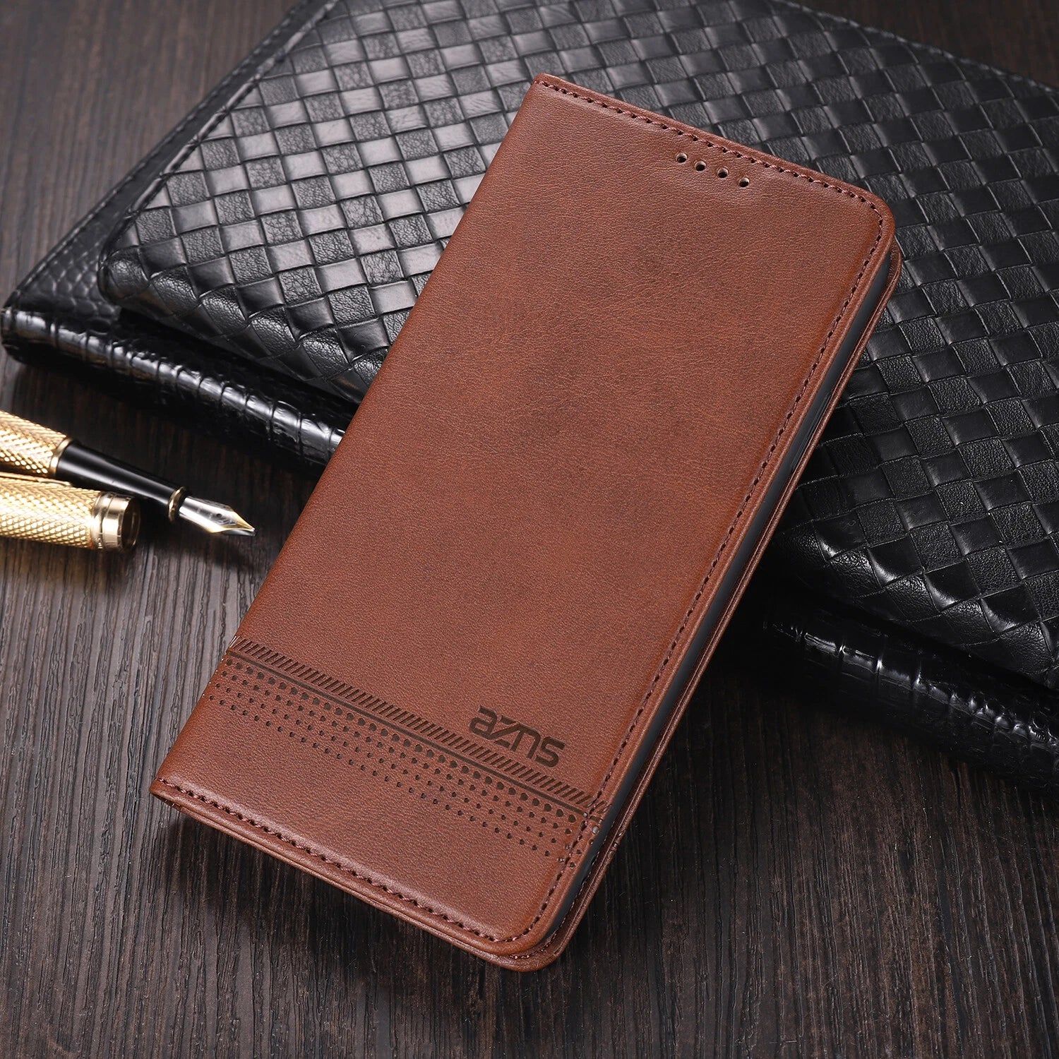 For Samsung Galaxy S24 FE S25 Ultra S23 S22 S21+ Flip Leather Wallet Case Cover