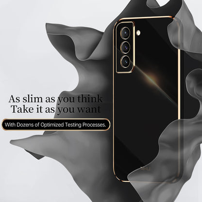 For Samsung S25 Ultra S24 S23 S22 S21 Plating Shockproof Case Ultra Thin Cover