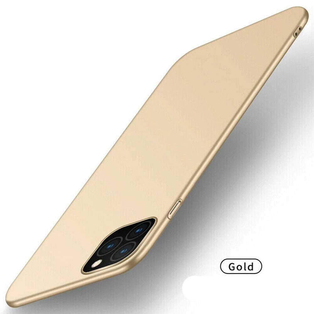 For iPhone 16 15 14 17 Pro Max 13 12 Slim Matte Hard Ultra-thin Phone Case Cover