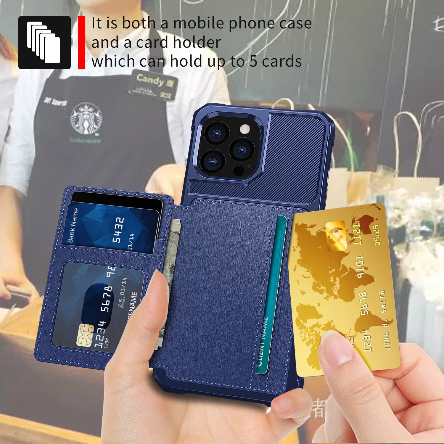 Leather Card Wallet Case Cover For iPhone 17 Pro Max Air 16 15 14 13 12 11 XR