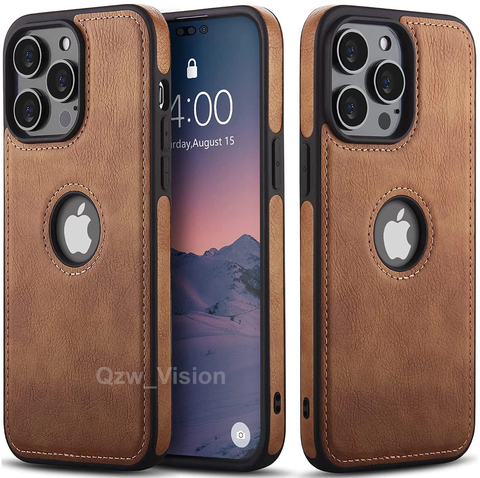 Shockproof Protective Leather Case For iPhone 17 16 15 14 Plus 13 12 11 Pro Max