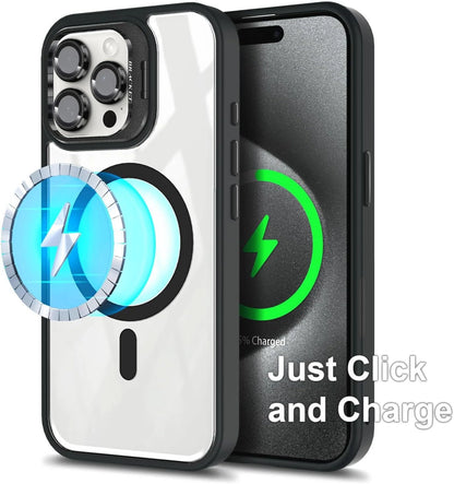 Shockproof Mag Safe Case For iPhone 16 17 Pro Max 15 14 13 12 Camera Lens Cover