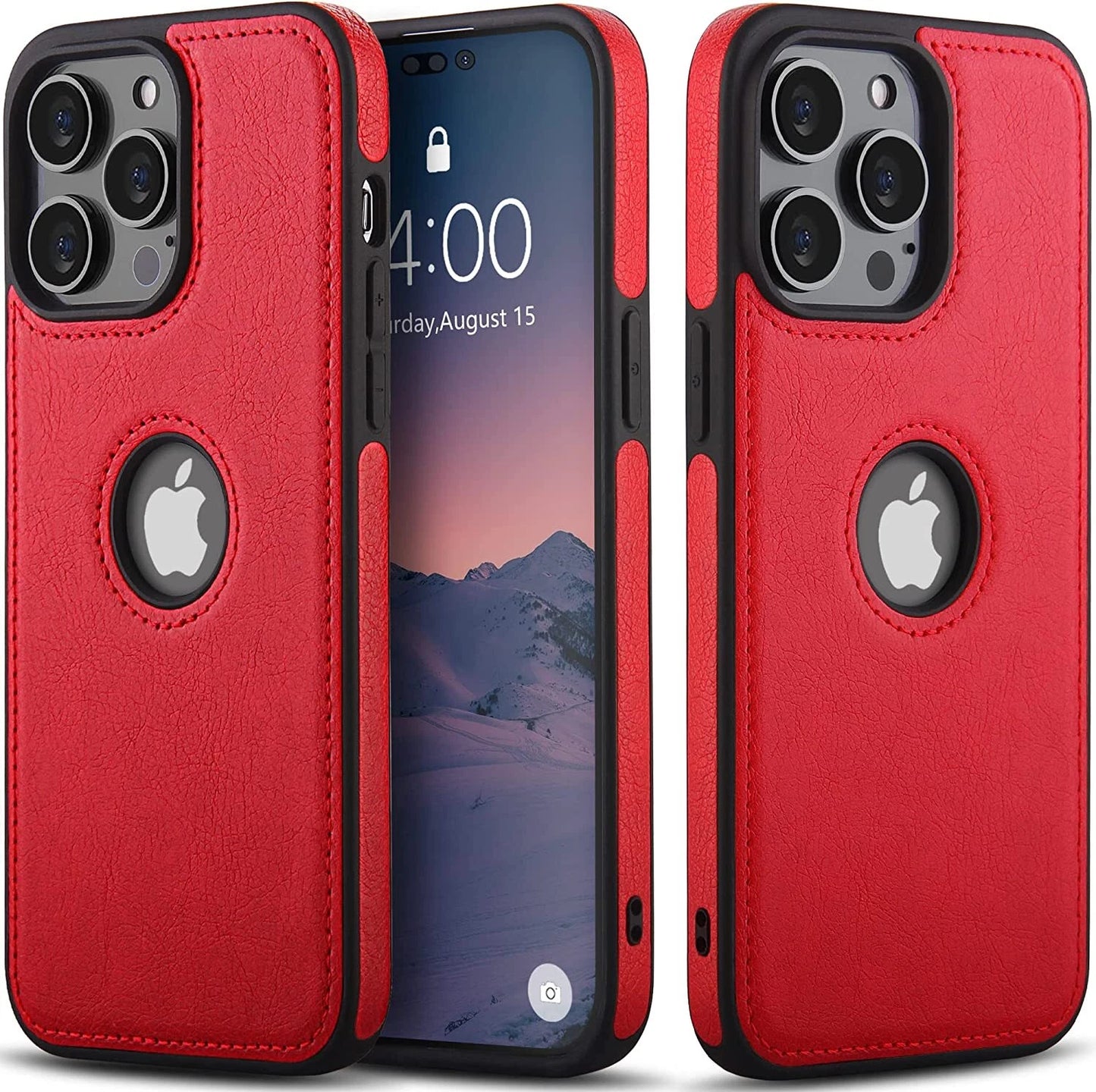 Shockproof Protective Leather Case For iPhone 17 16 15 14 Plus 13 12 11 Pro Max