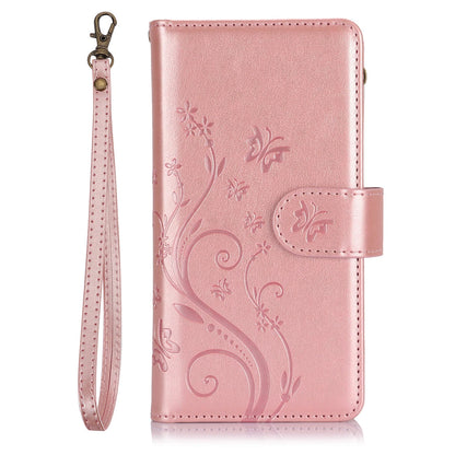 Leather Zipper Wallet Phone Case For Samsung Galaxy S25 S24 Ultra S23 S22 S21 FE