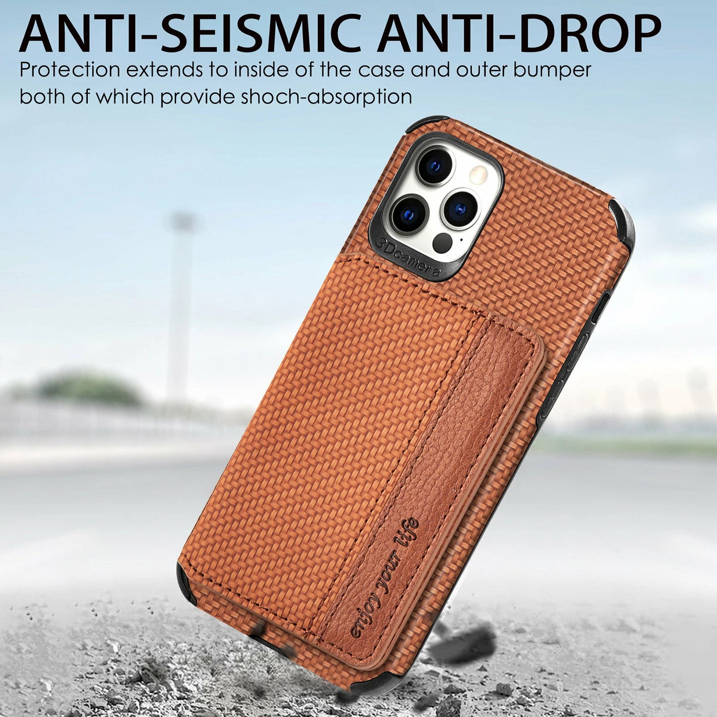 Magnetic Flip Wallet Card Holder Case For iPhone 14 15 16 17 Pro Max 13 12 11 7