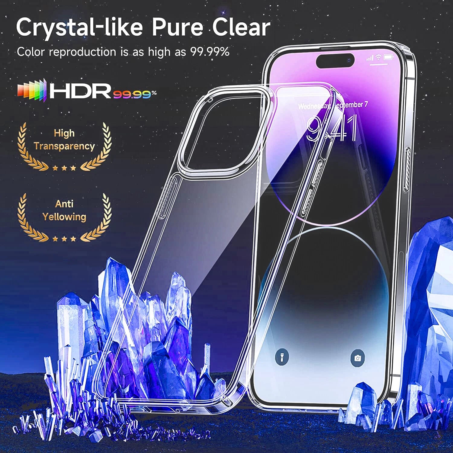 For iPhone 17 Pro Max Case 17 Pro 16 15 14 13 12 11 Phone Cover + Tempered Glass
