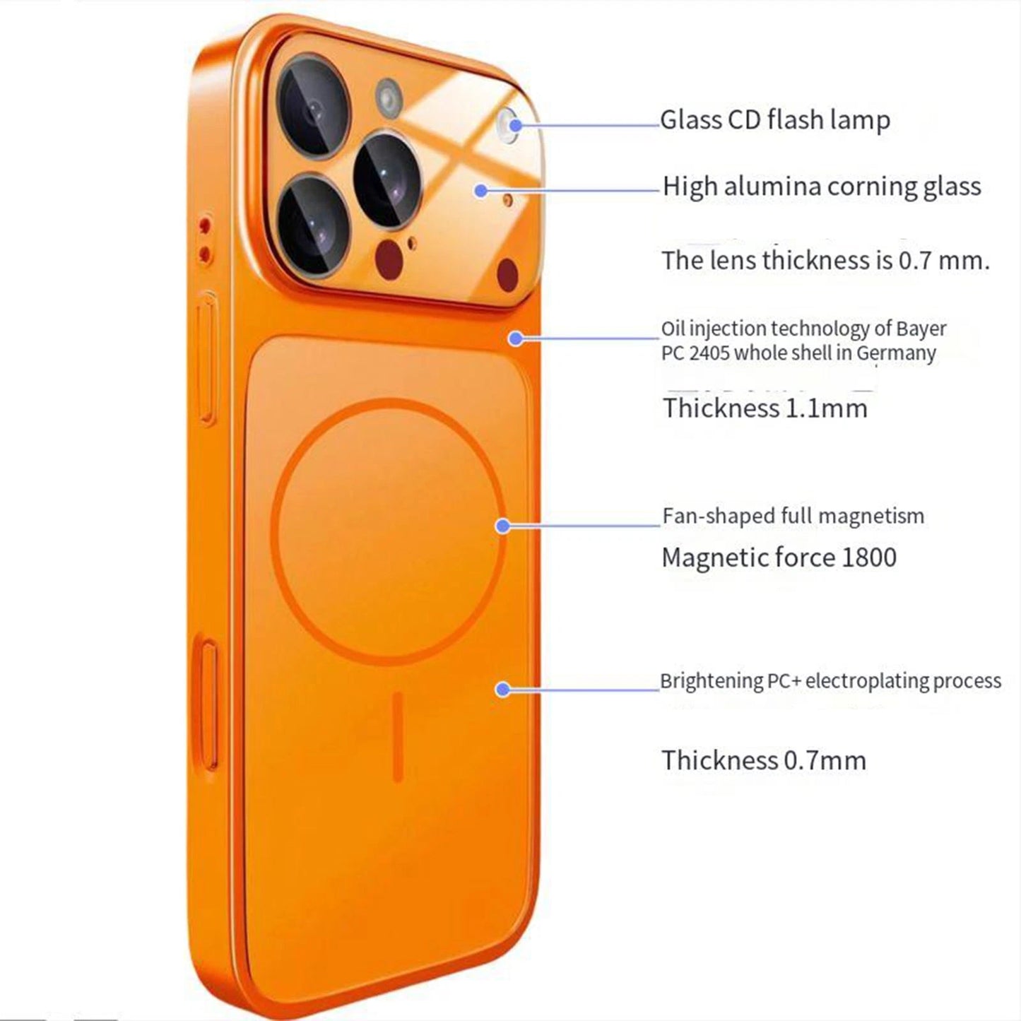 Shockproof Mag Safe Case For iPhone 17 Pro Max 16 15 14 Pro Full Camera Cover