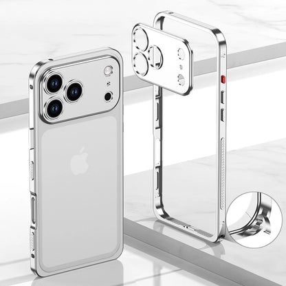 For iPhone 17 Pro Max/17 Pro/17/Air Metal Bumper Case +Camera Lens Protection