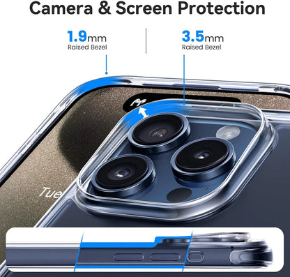 Clear Case Shockproof Cover for iPhone 17 16 15 14 13 12 11 Pro Max Mini XS XR X