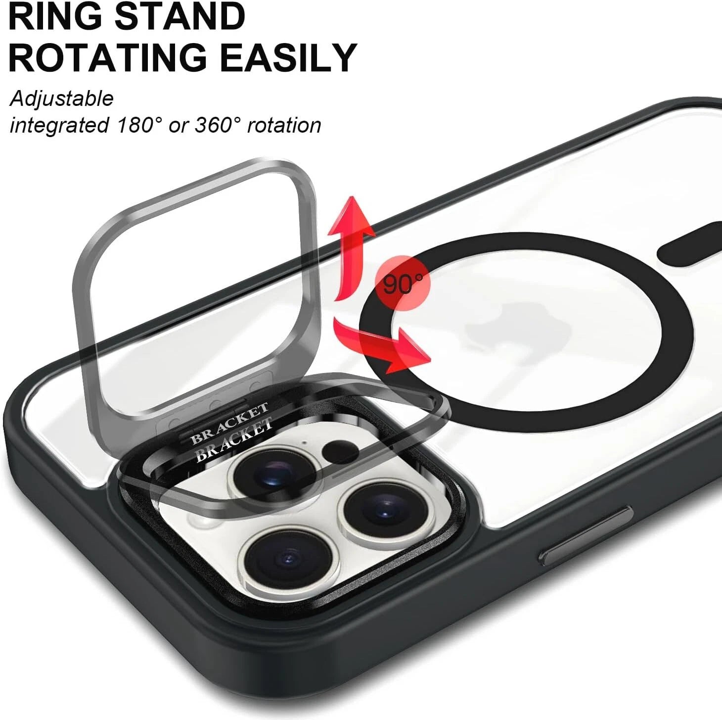 Shockproof Mag Safe Case For iPhone 16 17 Pro Max 15 14 13 12 Camera Lens Cover