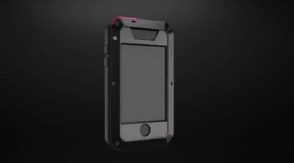 Heavy Duty Protection Armor Metal Case for iPhone 16e 16 15 14 13 12 11 Pro Max - Video 1 of 1