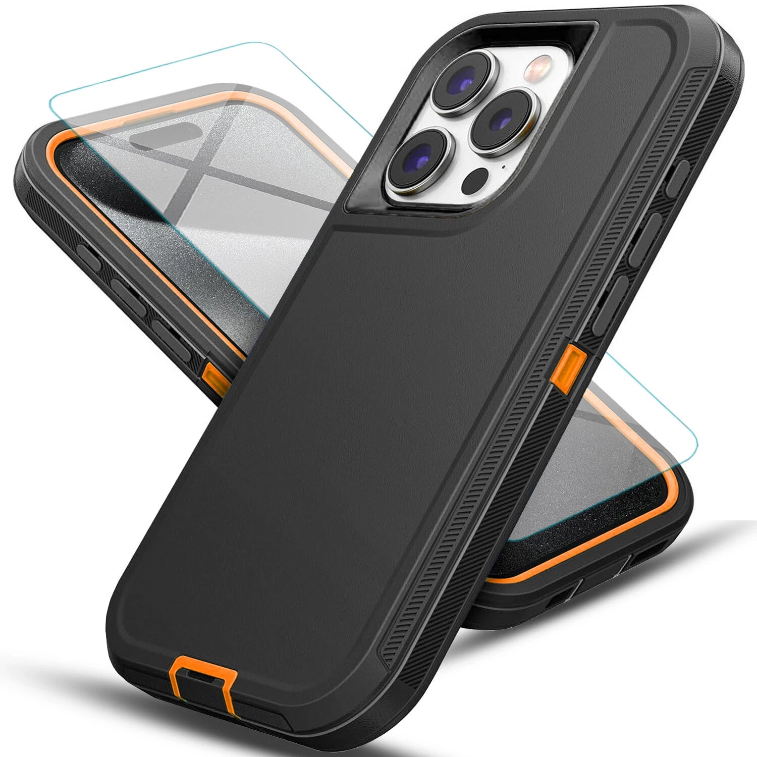 For iPhone 11 Case/11 Pro Max Phone Cover Shockproof Heavy Duty+Screen Protector
