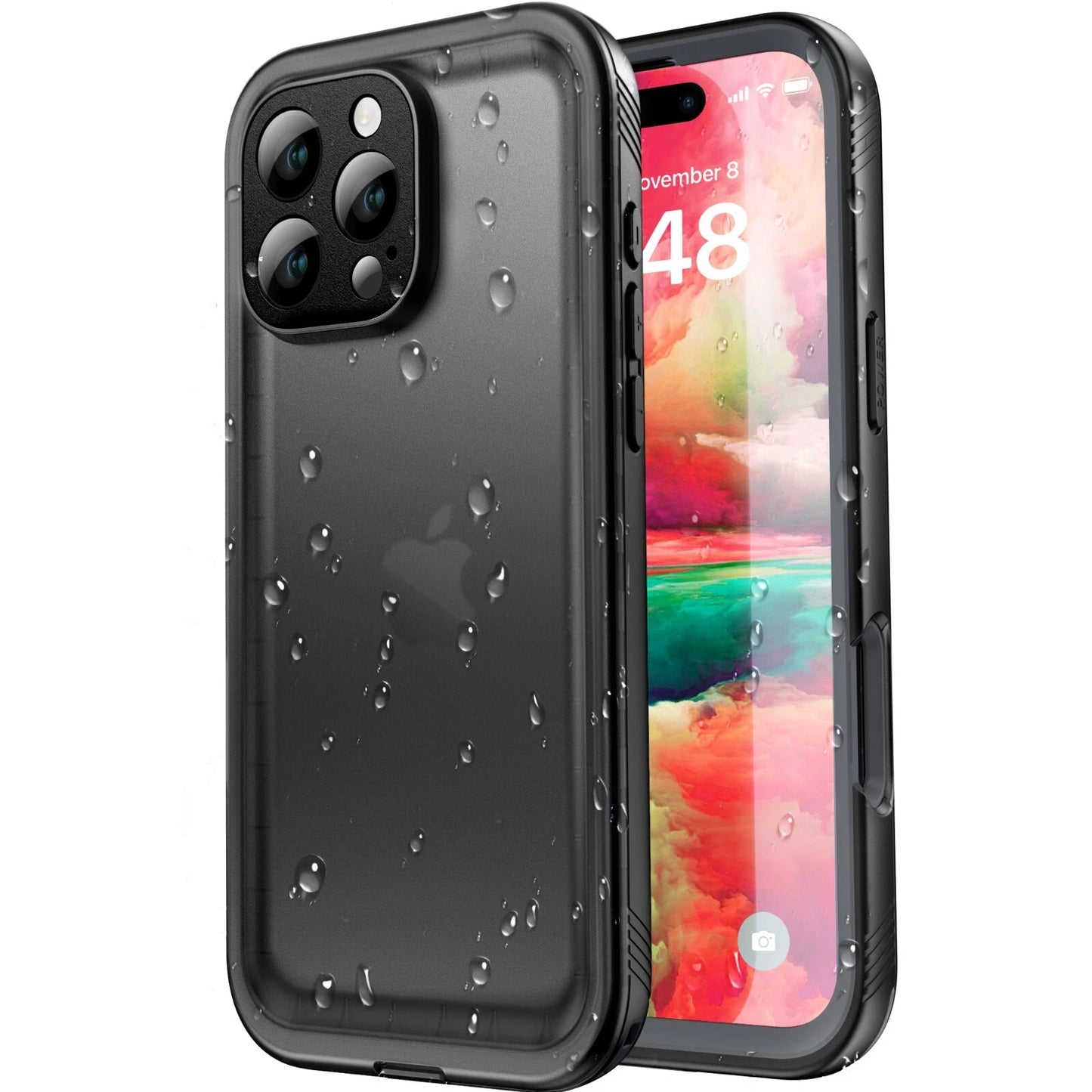 Waterproof Phone Case for iPhone 14 13 11 12 15 16 17 Pro Max Shockproof Cover