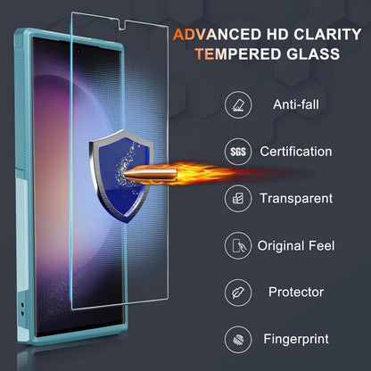 For Samsung Galaxy S25 Ultra S24 S23 FE Case Shockproof Phone Cover+Glass Screen