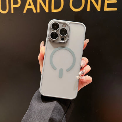 Shockproof Frosted Mag Safe Case For iPhone 17 Pro Max 16 15 14 13 w/ Lens Cover