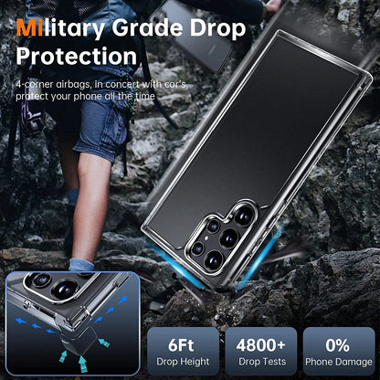 Hydrogel Screen Protector Camera Protector Shockproof Case for Samsung S24 Ultra
