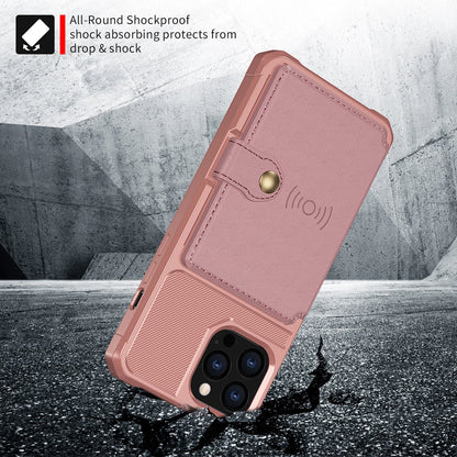Premium Leather Card Wallet Case for iPhone 17 Pro Max, 16, 15, 14, 13 - Slim Luxury Cover