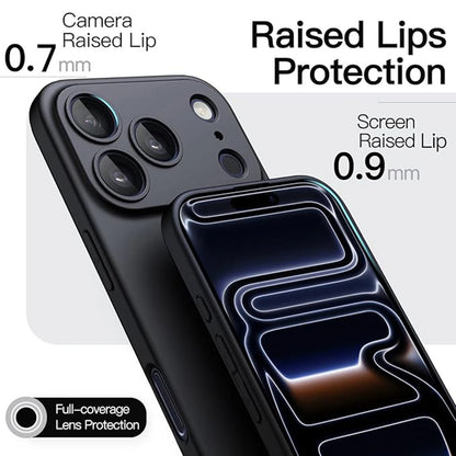 For iPhone 16 15 14 17 Pro Max 13 12 Slim Matte Hard Ultra-thin Phone Case Cover