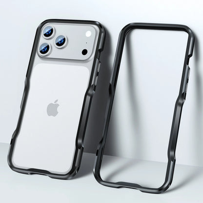 For iPhone 17 Pro Max 16e 16 15 14 13 12 Shockproof Metal Aluminum Bumper Case