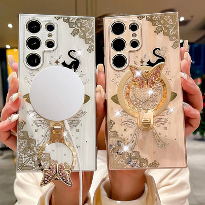 Women's Luxury Phone Case Shockproof Cover For Samsung Galaxy S25 S24 S23 S22