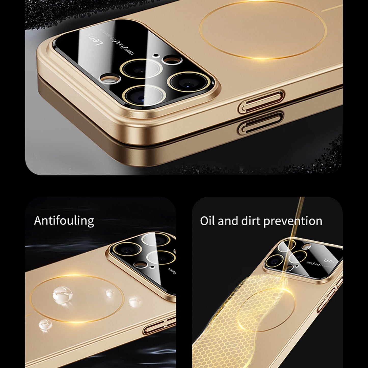 Shockproof Mag Safe Case for iPhone 17 16 Pro Max 15 14 13 12 11 Camera Cover
