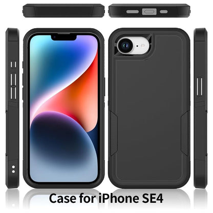 For Apple iPhone 16e Phone Case Heavy-Duty Tough Dual Layer Cover+Tempered Glass