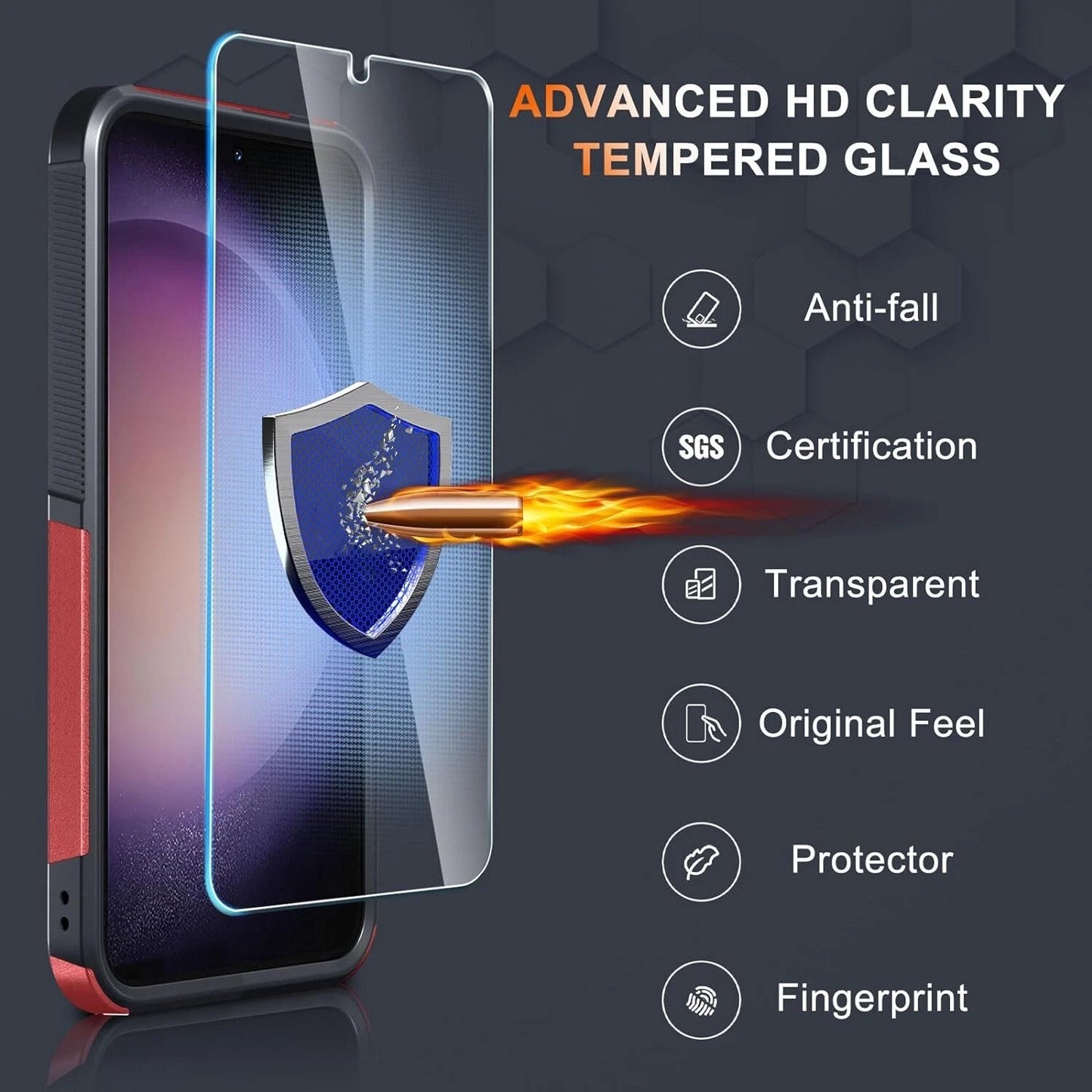 For Motorola Moto G 2025 Case /5G 2024/2023/2022 Phone Cover + Screen Protector