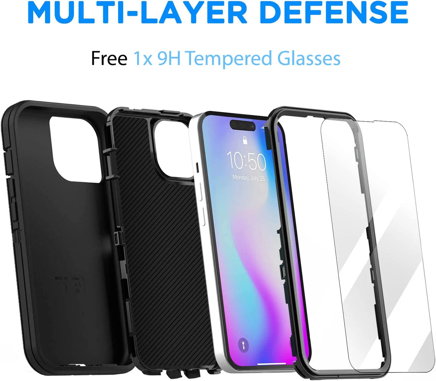 Shockproof Heavy Duty Case For iPhone 17 Air 16 15 14 Plus 13 12 11 Pro Max Cove